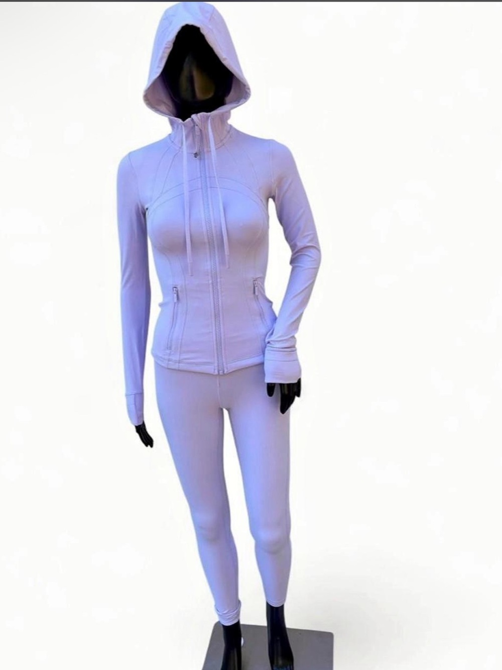 LULULEMON lavender frost hooded define set